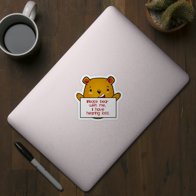 Yellow Bear with Hearing Loss by Fun4theBrain